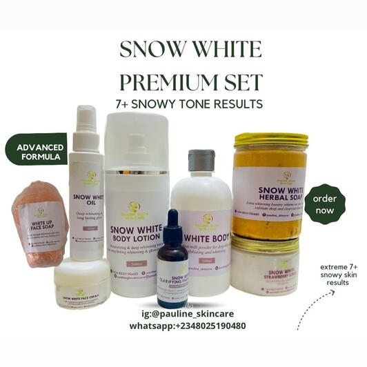 SNOW WHITE PREMIUM SET (7++ SNOWY TONE SHADES)